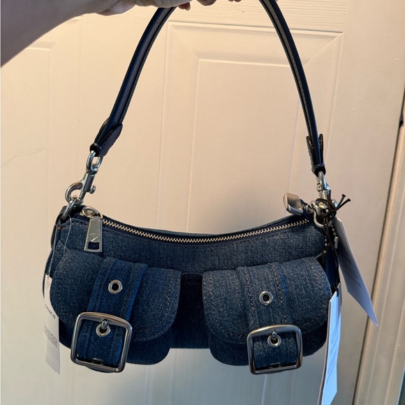 Coach Handbags - Coach Denim Ashton Bag